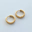 Frankie bold hinged hoops 14k gold - Studio Kroewe