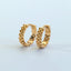Frankie bold hinged hoops 14k gold - Studio Kroewe
