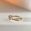 Frida aquamarine ring 14k gold - Studio Kroewe