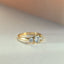 Frida brilliant cut diamond ring 14k gold - Studio Kroewe
