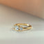 Frida brilliant cut diamond ring 14k gold - Studio Kroewe