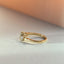 Frida brilliant cut diamond ring 14k gold - Studio Kroewe