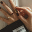 Frida garnet ring 14k gold - Studio Kroewe