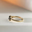 Frida garnet ring 14k gold - Studio Kroewe