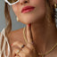 Frida garnet ring 14k gold - Studio Kroewe