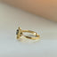 Galaxy diamond marquise tourmaline entourage ring 14k gold - Studio Kroewe
