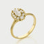 Galaxy marquise entourage diamond ring 14k gold - Studio Kroewe