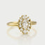Galaxy marquise entourage diamond ring 14k gold - Studio Kroewe