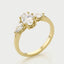 Georgia oval diamond ring 14k gold - Studio Kroewe