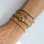 Gourmet 5.8mm bracelet 14k gold - Studio Kroewe