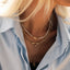 Gourmet 6.0mm necklace 14k gold - Studio Kroewe