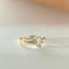 Hallie baguette cut diamond ring 14k gold - Studio Kroewe