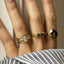 Hallie baguette cut diamond ring 14k gold - Studio Kroewe