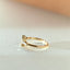 Hallie baguette cut diamond ring 14k gold - Studio Kroewe