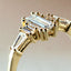Hallie baguette cut diamond ring 14k gold - Studio Kroewe