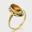 Iggy citrine ring 14k gold - Studio Kroewe