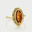 Iggy citrine ring 14k gold - Studio Kroewe