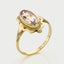 Iggy moonquartz ring 14k gold - Studio Kroewe