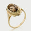 Iggy smoky quartz ring 14k gold - Studio Kroewe