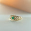Ileha emerald ring 14k gold - Studio Kroewe