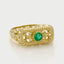 Ileha emerald ring 14k gold - Studio Kroewe