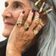 Ileha ruby ring 14k gold - Studio Kroewe