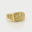 Imone signet ring 14k gold - Studio Kroewe