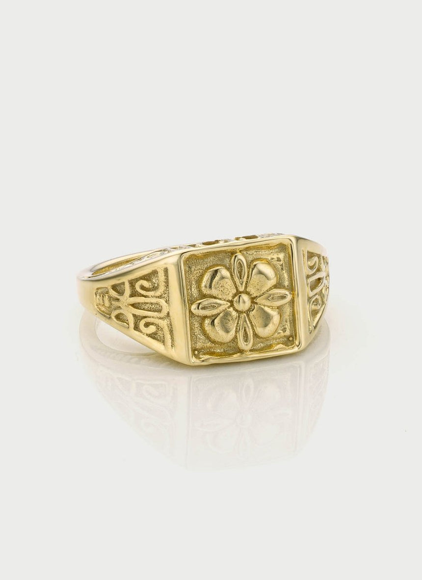 Georgia diamond ring 14k gold - Studio Kroewe