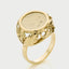Jacky dollar ring 14k gold - Studio Kroewe