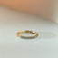 Jady aquamarine ring 14k gold - Studio Kroewe