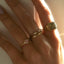 Jady ruby ring 14k gold - Studio Kroewe