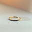 Jady sapphire ring 14k gold - Studio Kroewe