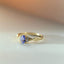 Jaimy diamond tanzanite ring 14k gold - Studio Kroewe