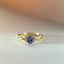 Jaimy diamond tanzanite ring 14k gold - Studio Kroewe