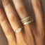 Jaimy oval diamond 0.5ct ring 14k gold - Studio Kroewe