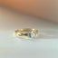 Jaimy oval diamond 0.5ct ring 14k gold - Studio Kroewe