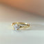 Jaimy oval diamond 0.5ct ring 14k gold - Studio Kroewe