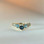 James topaz ring 14k gold - Studio Kroewe