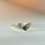 James topaz ring 14k gold - Studio Kroewe