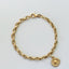Jasseron 5.0mm double chain bracelet 14k gold - Studio Kroewe