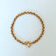 Jasseron 5mm bracelet with lock 14k gold - Studio Kroewe