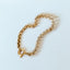 Jasseron 5mm bracelet with lock 14k gold - Studio Kroewe