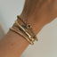 Jasseron 5mm bracelet with lock 14k gold - Studio Kroewe
