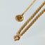 Jasseron 5mm necklace with lock 14k gold - Studio Kroewe