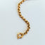 Jasseron 5mm necklace with lock 14k gold - Studio Kroewe