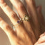 Joshi diamond ring 14k gold - Studio Kroewe
