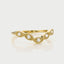 Joshi's sister diamond curve ring 14k gold - Studio Kroewe
