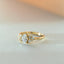 Josie oval diamond ring 14k gold - Studio Kroewe