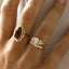 Josie oval diamond ring 14k gold - Studio Kroewe