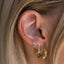 Josie twist earrings 14k gold - Studio Kroewe
